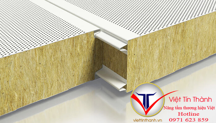 panel cách nhiệt chống cháy rockwool